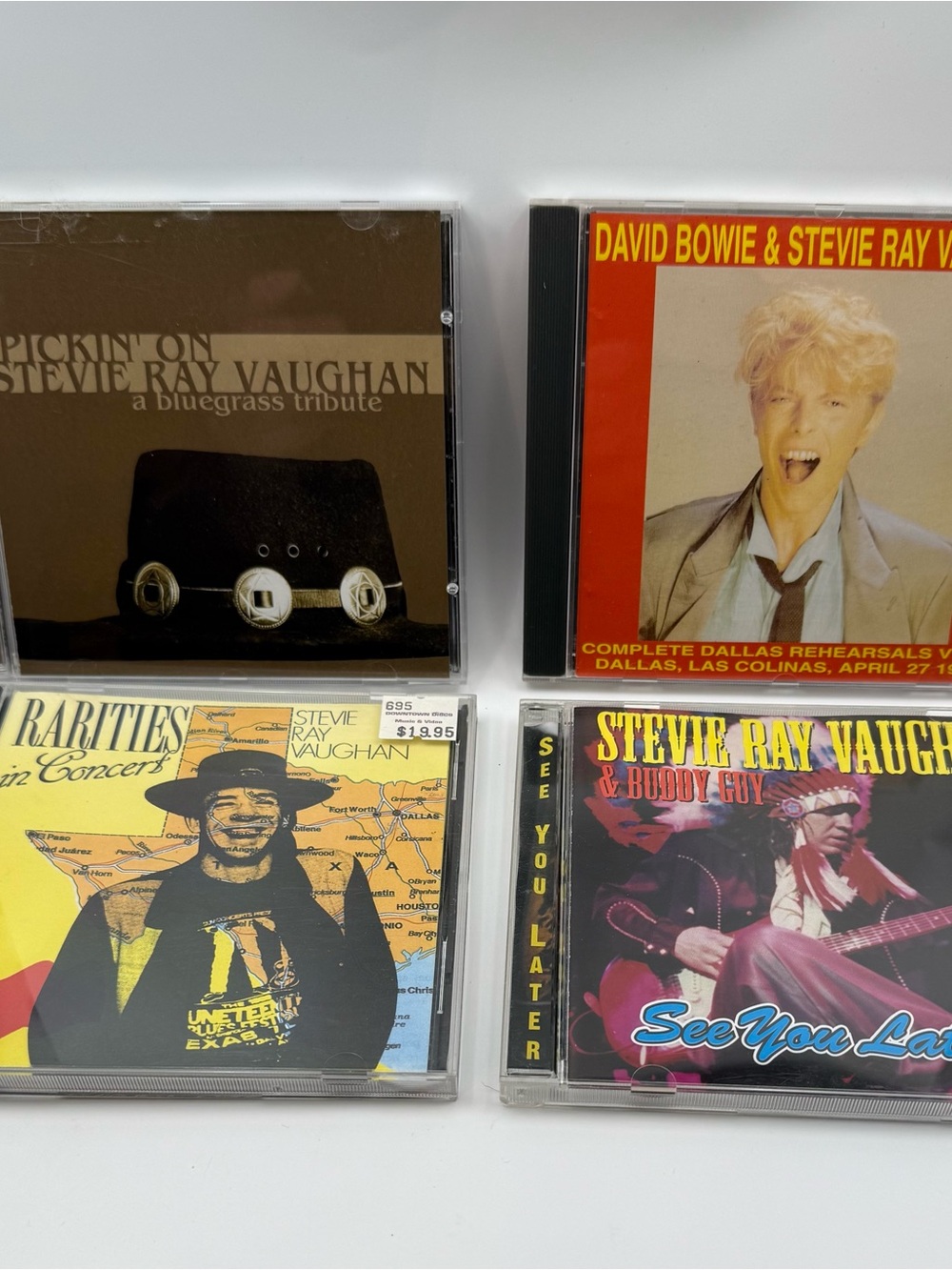 Stevie Ray Vaughan CDs - Pickin' On, Rarities,
See You Later